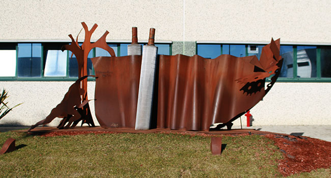 Processi evolutivi - Scultura in Corten