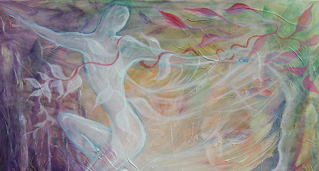 Dance of the soul - Dipinto olio su tela